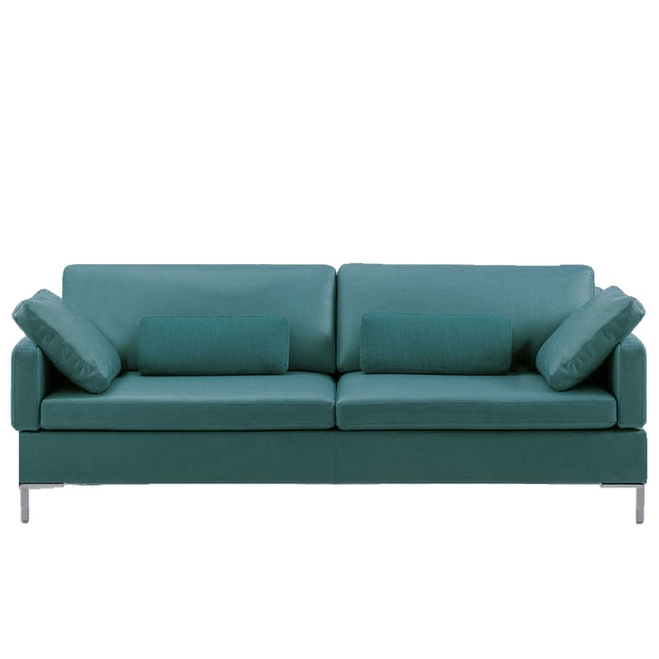 brühl alba - Sofa 4-Sitzer Grünes Sofa mit vier Sitzplätzen.