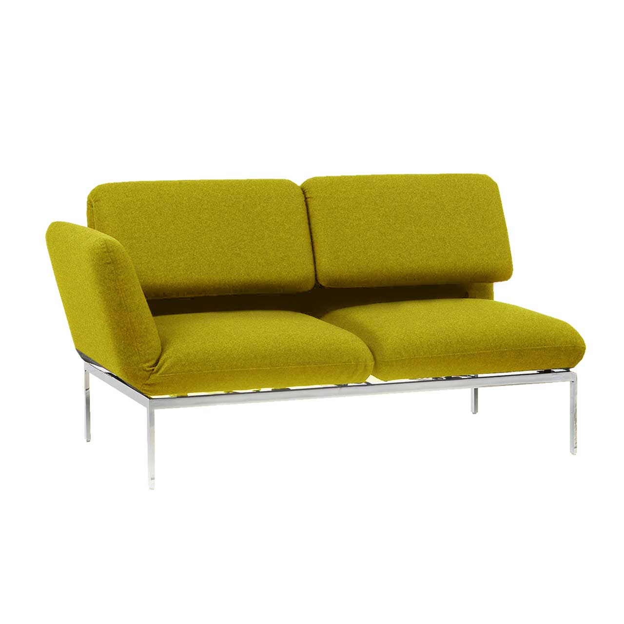 Anstellsofa brühl roro small classic 74206 Das Anstellsofa der Serie roro small classic mit zwei Sitzplätzen und Armlehne links in limone.