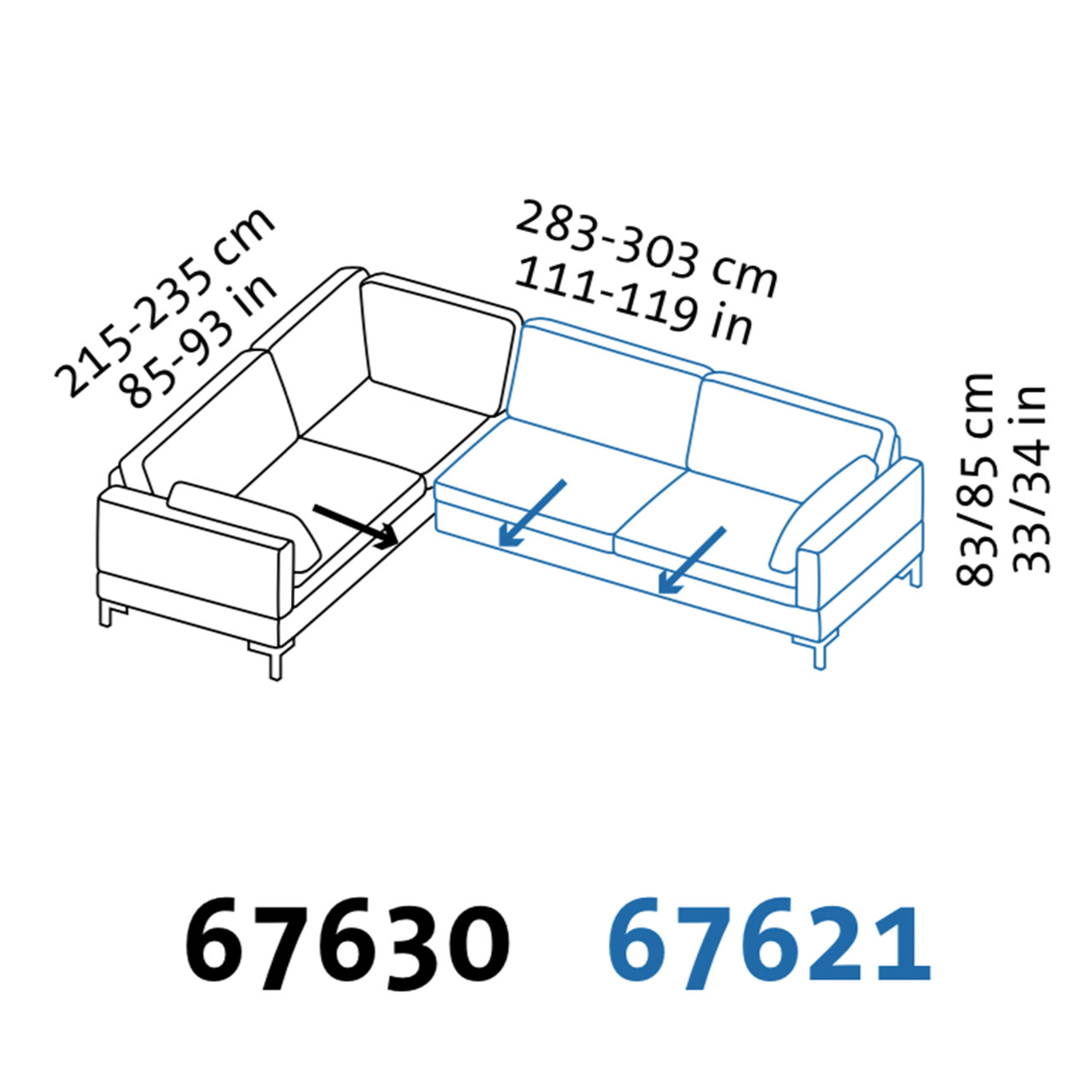 Maßzeichnung alba 55/70 67630-67621