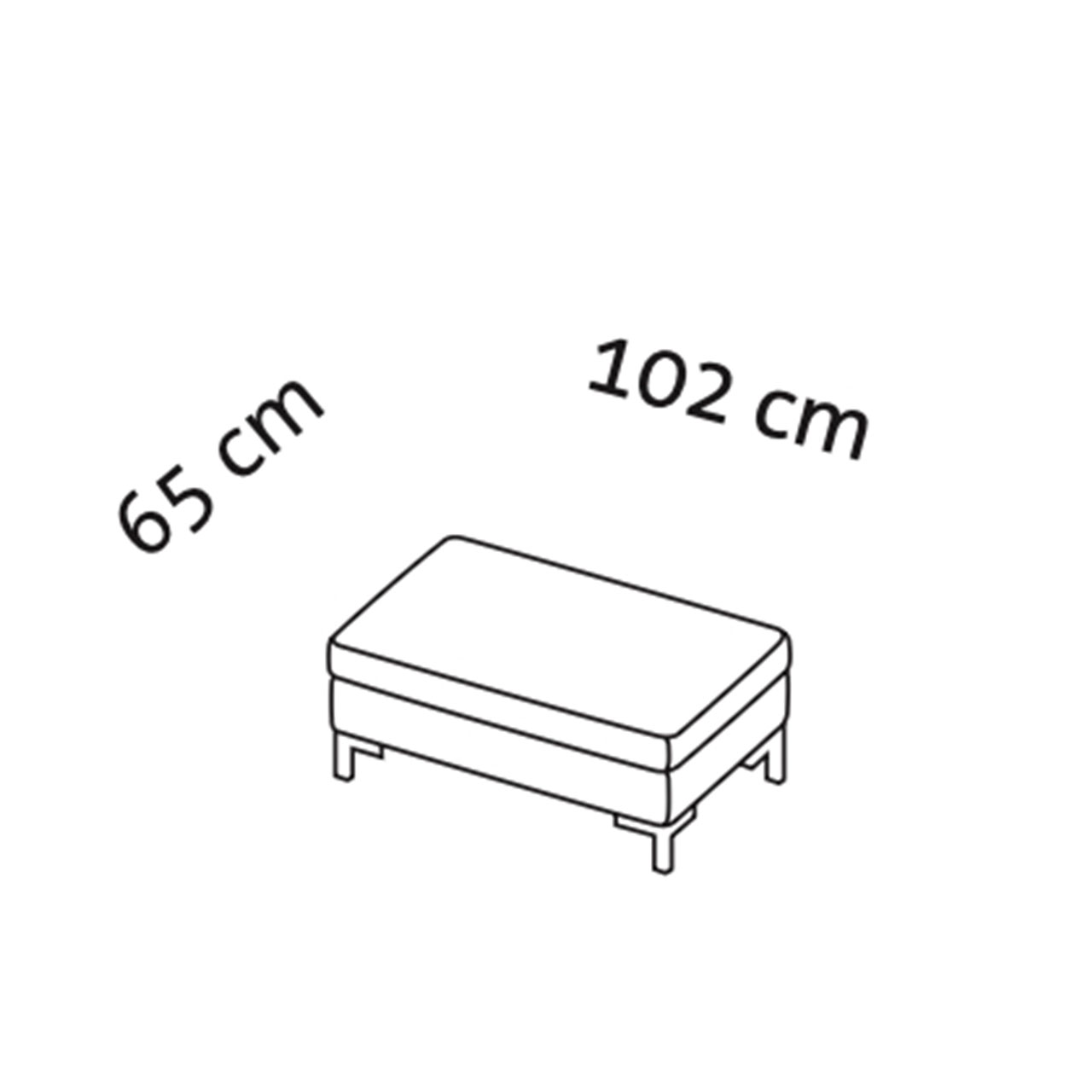 Maßzeichnung alba 55/70 Bank 67687