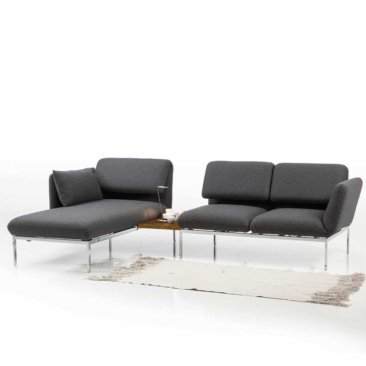 Einhängetisch brühl roro medium spring 73991 Eiche dunkel Longchair und Anstellsofa der Serie brühl roro medium spring mit Einhängetisch 73991 in Eiche dunkel