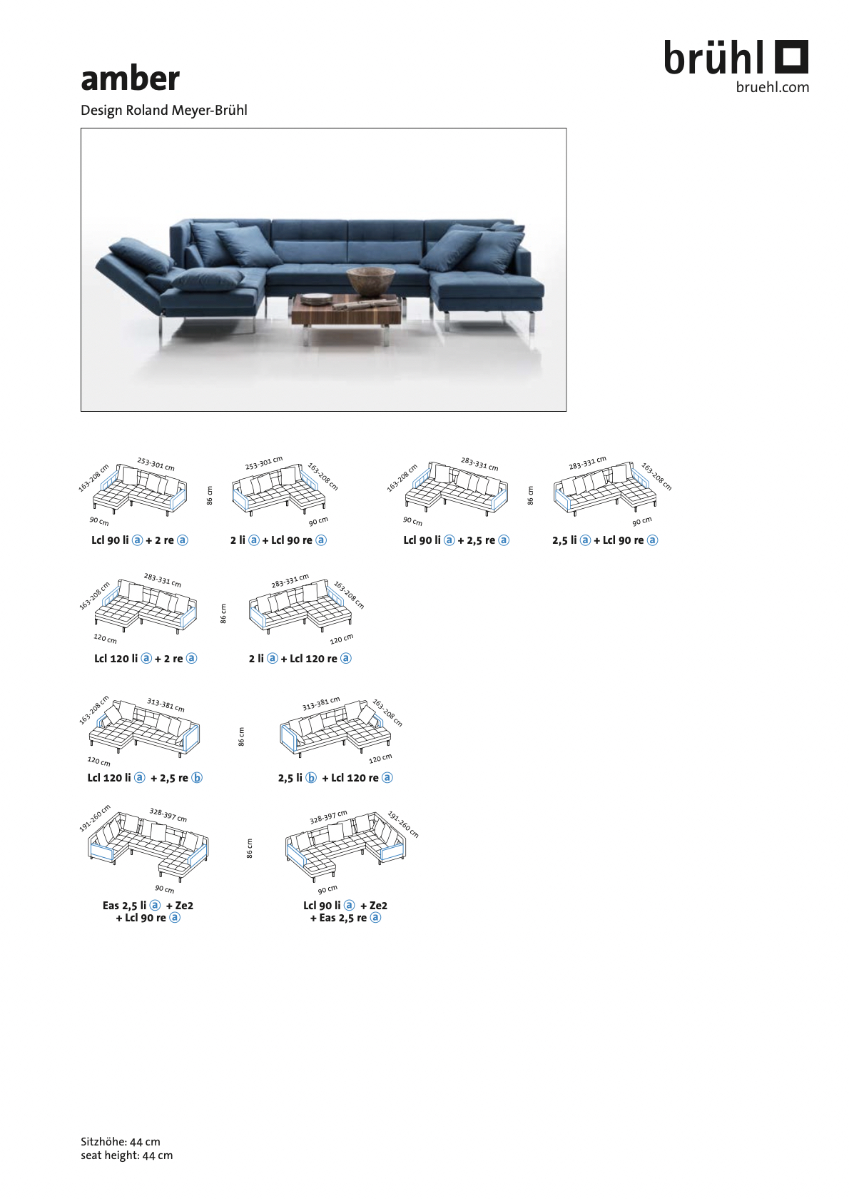 masse_amber_3 Maßblatt brühl amber