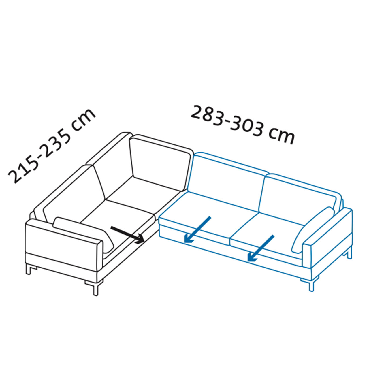 Maßzeichnung alba Garnitur C1 + Y2 Maßzeichnung alba Garnitur C1 + Y2