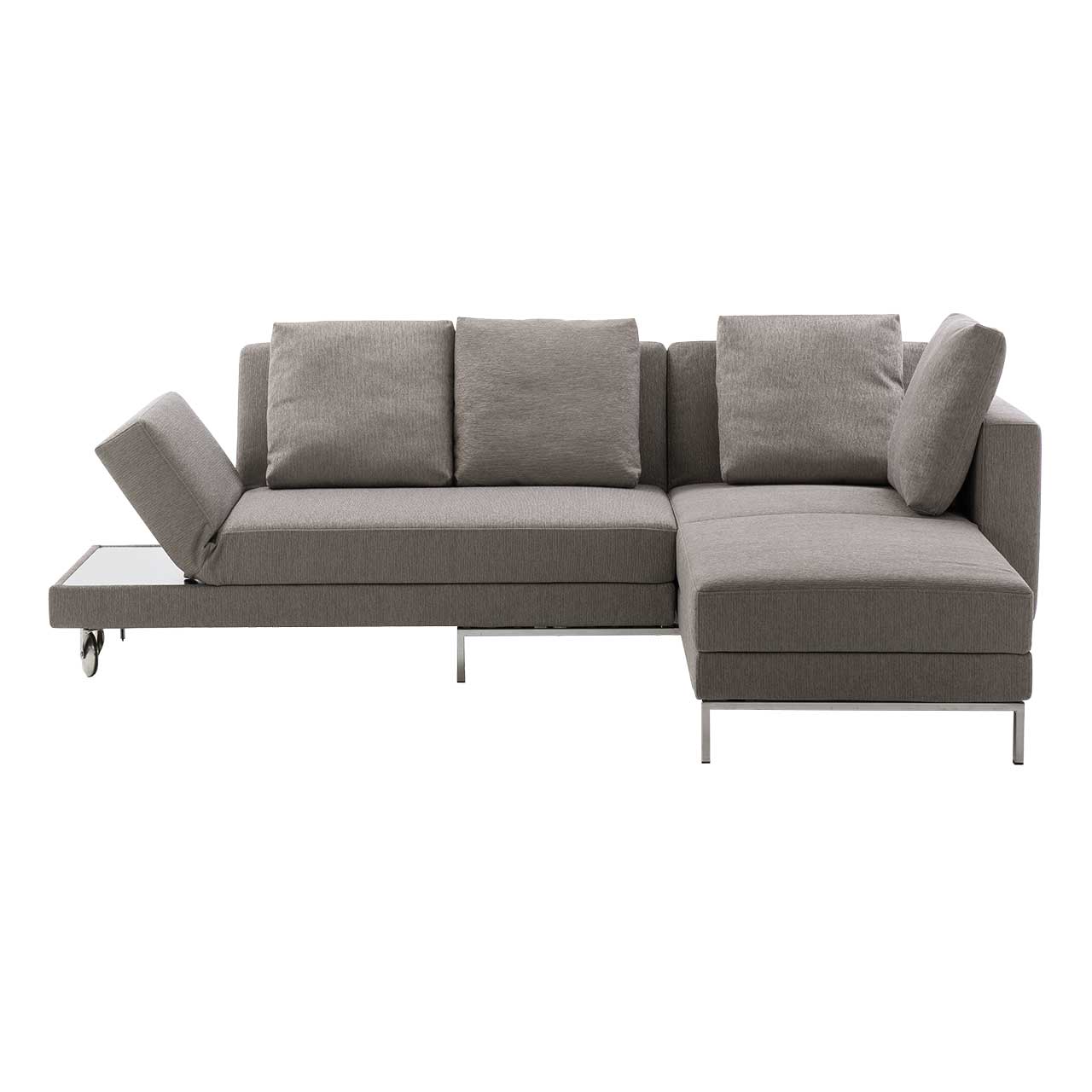 brühl four two compact Eckgarnitur Eckgarnitur mit schwenkbarem Longchair rechts.