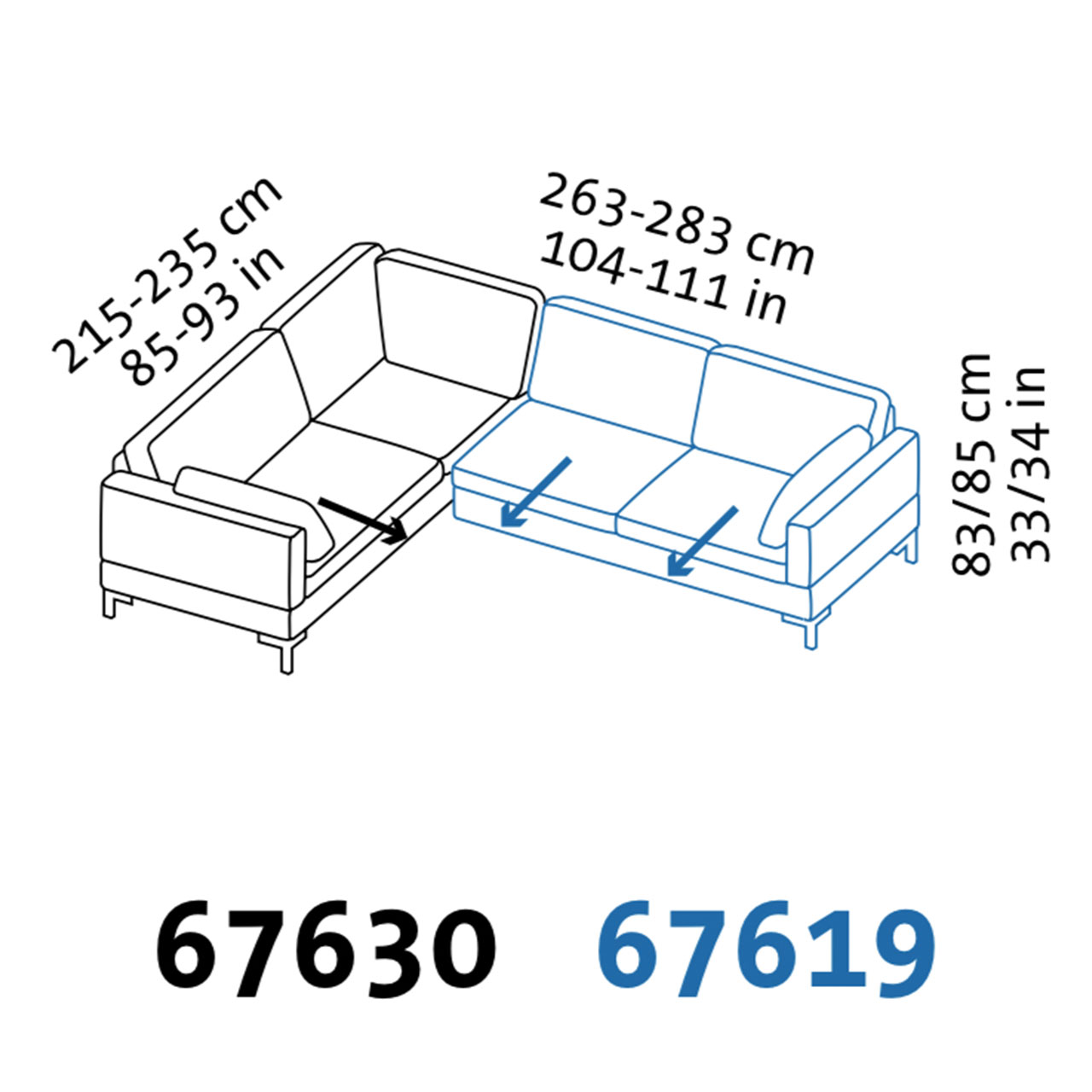 Maßzeichnung alba 55/70 67630-67619