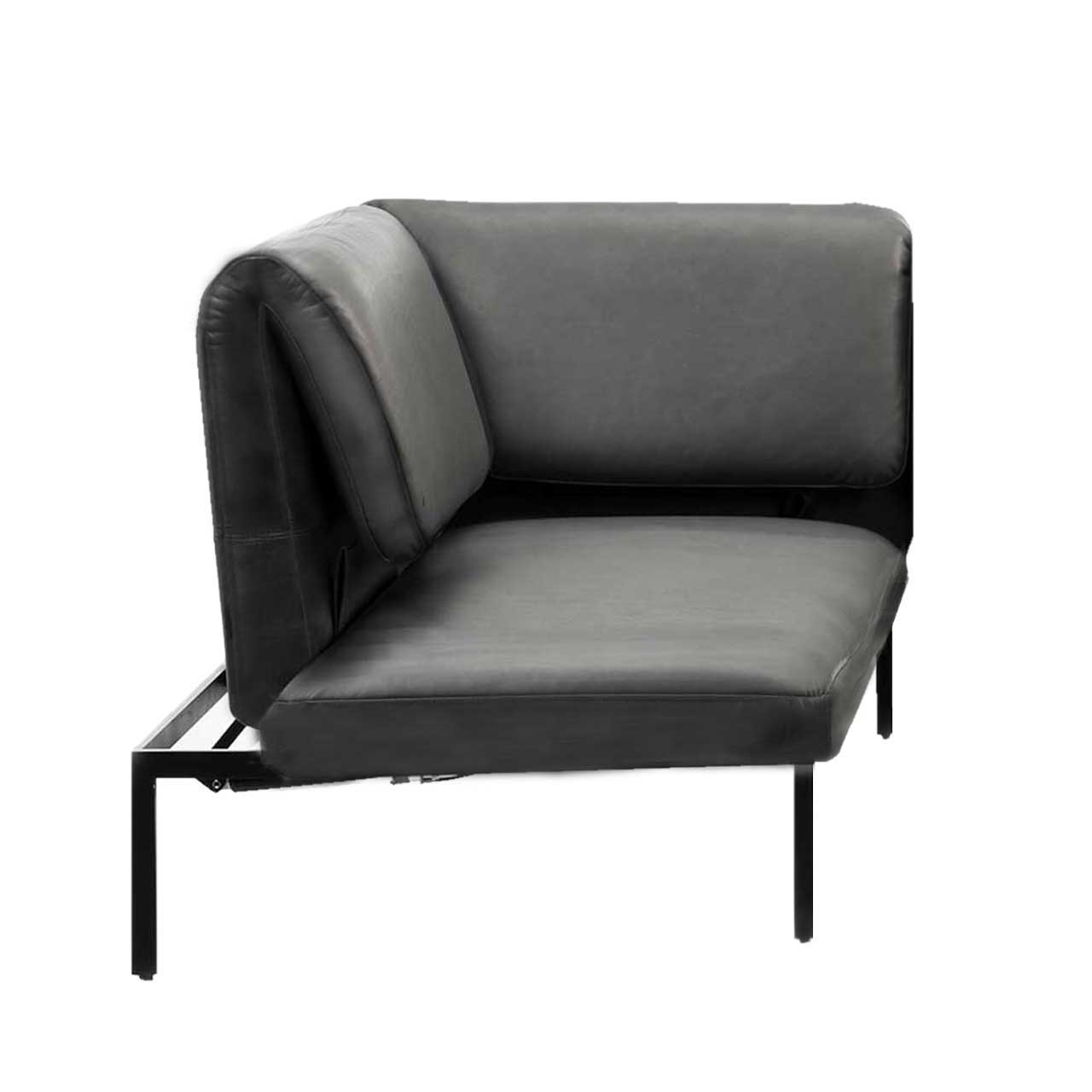 Eckteil brühl roro medium spring 73930 Eckteil der Serie roro medium spring in schwarzem Leder.