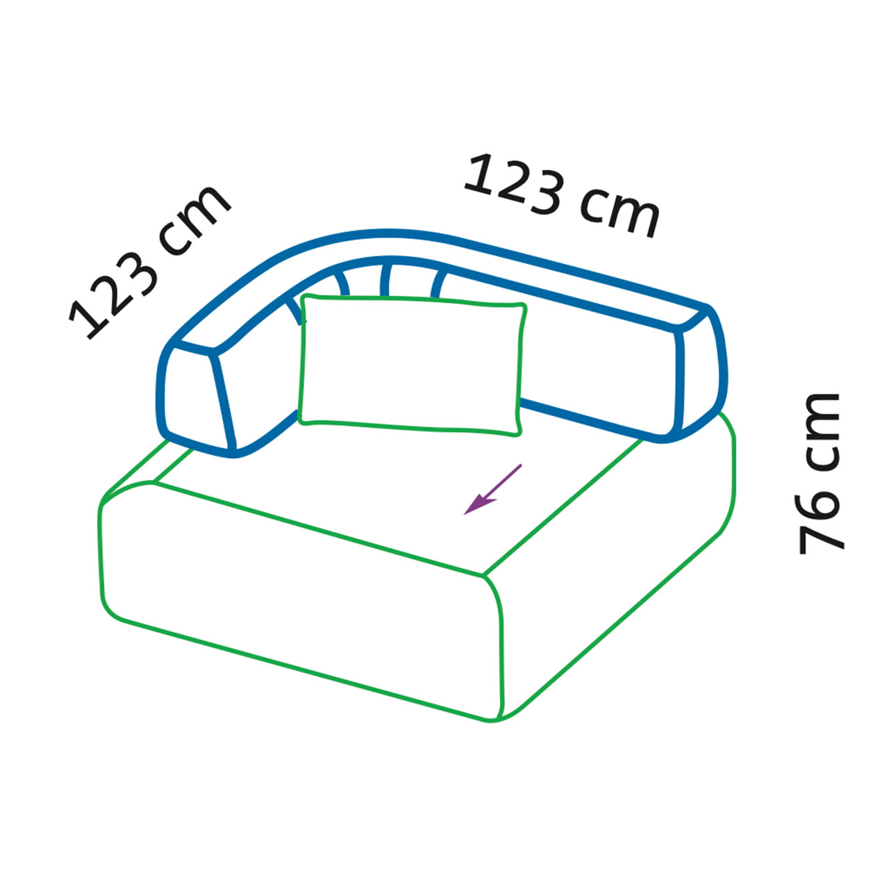 Maßzeichnung brühl all together 73648 Maßzeichnung für Abschlusselement all together von brühl.