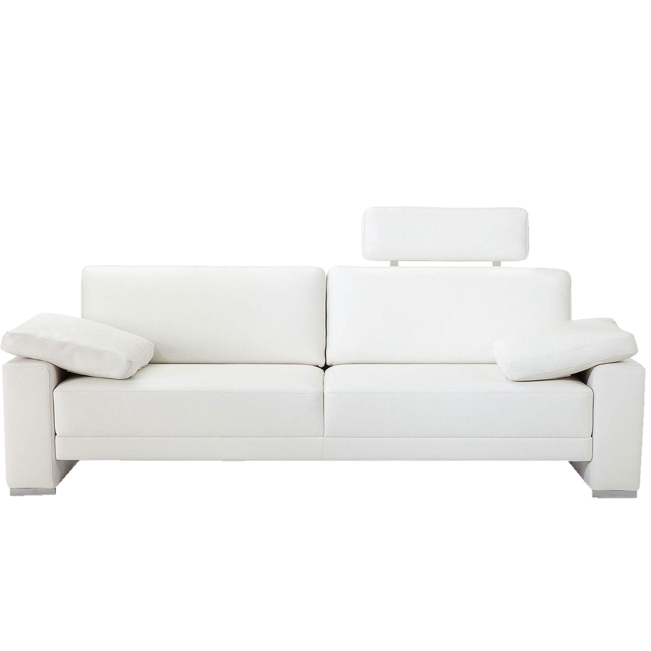 brühl alba - Sofa 3-Sitzer Weißes Sofa mit drei Sitzplätzen.