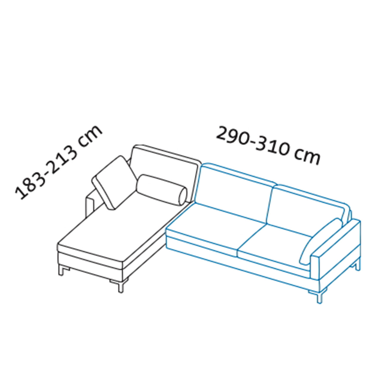 Maßzeichnung alba system Garnitur A1 + Y2 Maßzeichnung alba system Garnitur A1 + Y2