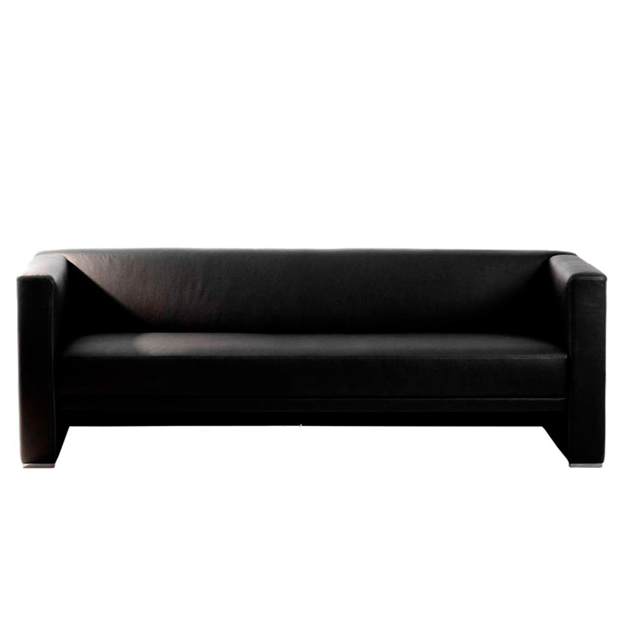 brühl visavis Sofa 21710 Schwarzes Ledersofa.