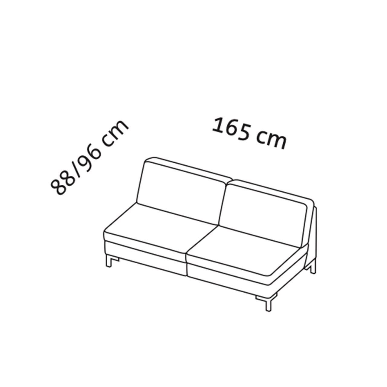 Maßzeichnung alba system Zwischenelement Ze2,5