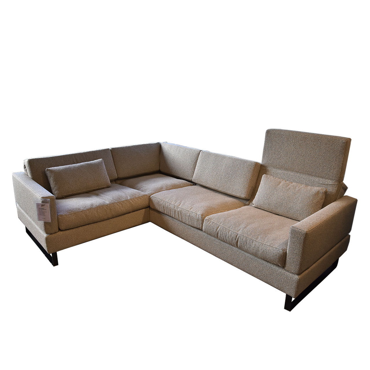 brühl tomo soft - Sitzkombination 72426 + 72431 Eckgarnitur aus Anstellsofa und Ecksofa.