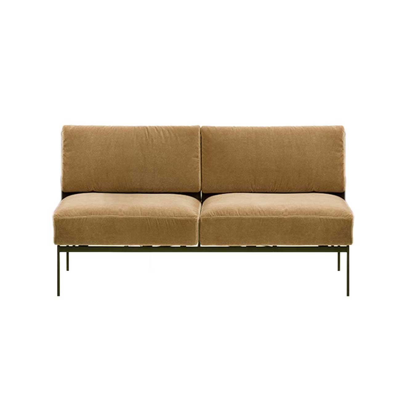 Zwischenelement brühl roro medium spring 73916 Zwischenelement mit zwei Sitzplätzen der Serie roro medium spring in caramelfarbenem .