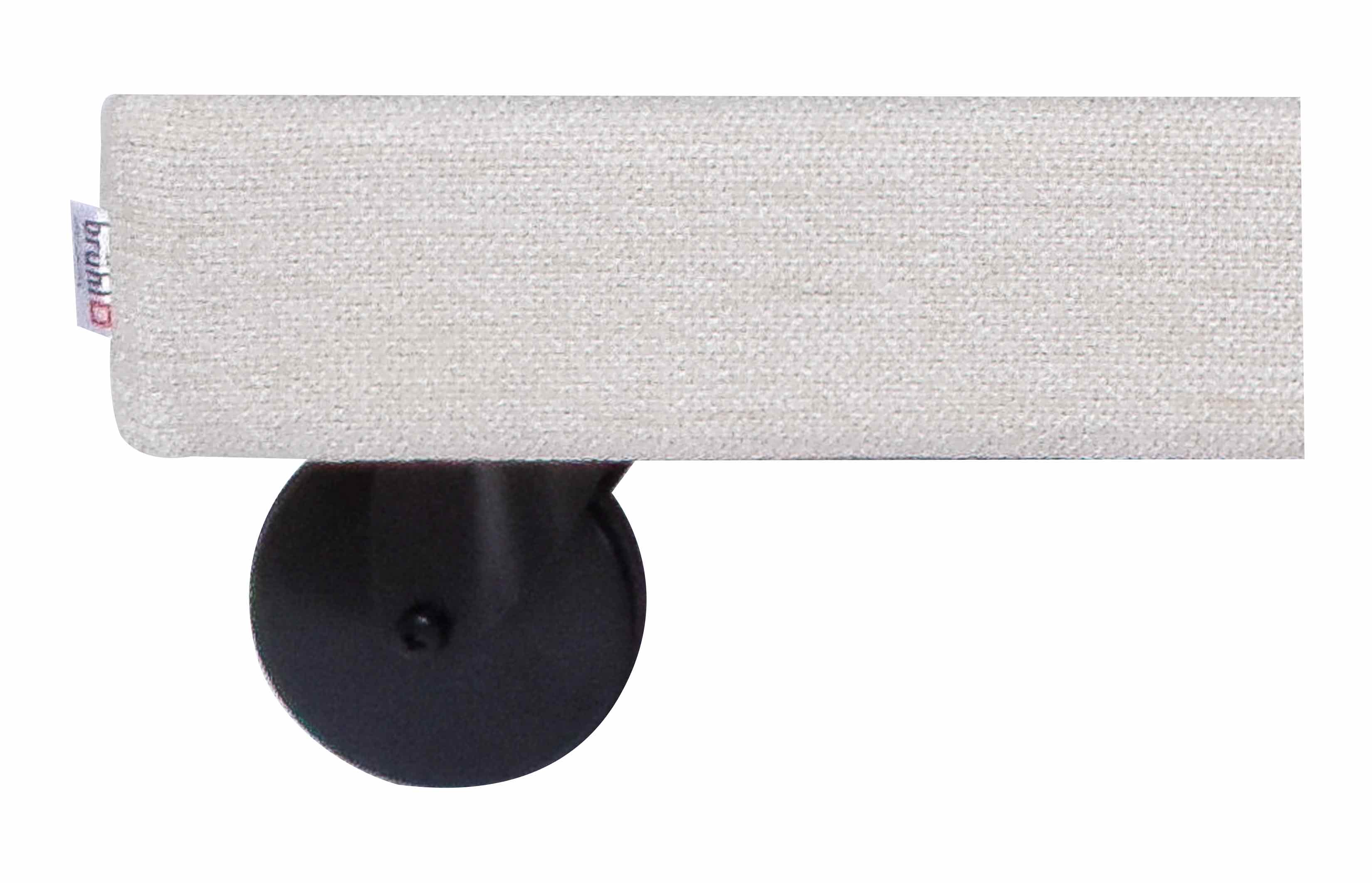 brühl four-two Rolle pulverbeschichtet Detailbild: Rollen für brühl four two in Metall schwarz pulverbeschichtet
